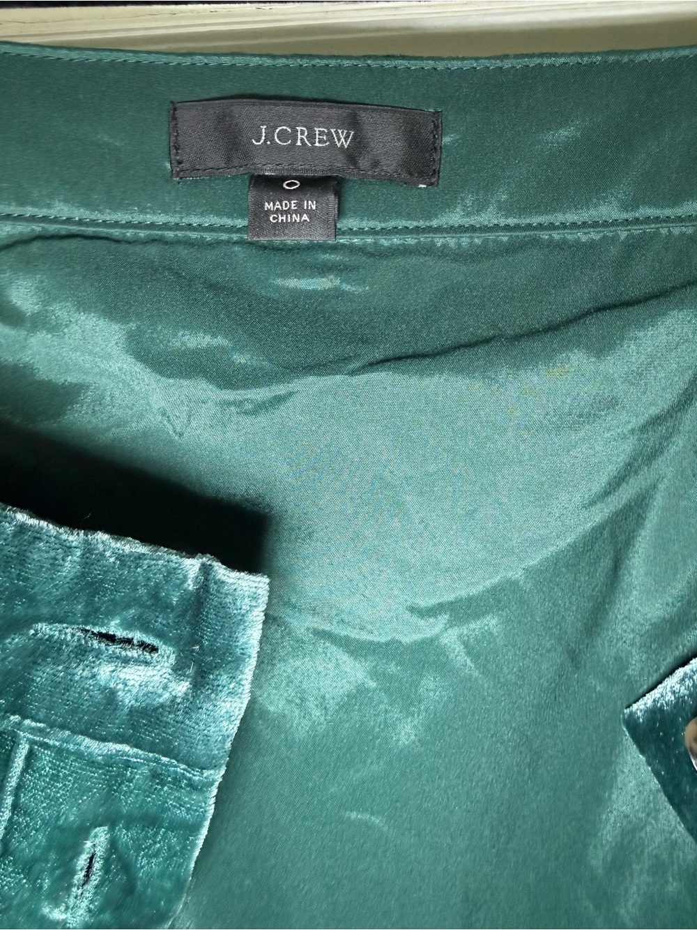 J.Crew Emerald Velvet Puff Sleeve Square-Neck Button Front Midi Dress Whimsigoth - Picture 4 of 14
